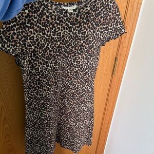 American Eagle Outfitters Leopard Print Mini Dress